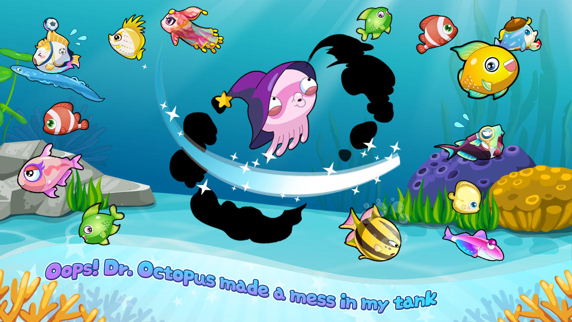 Happy Fish: Dream Aquarium - Game Chú cá hạnh phúc dưới lòng biển xanh