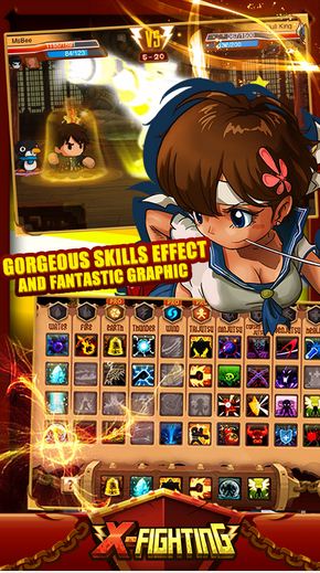 Tải Game Game X-Fighting Hack Mod Skip Battle Cho Android 2