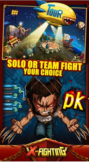 Tải Game Game X-Fighting Hack Mod Skip Battle Cho Android 3