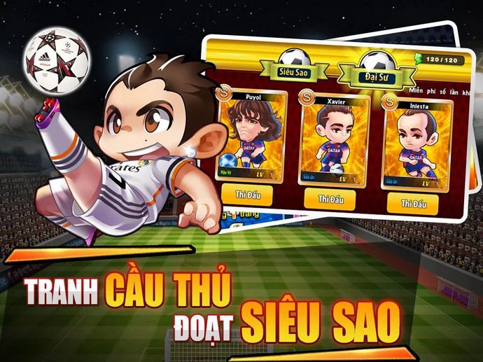Vua Bóng  Đá - Game quản lý cầu thủ trên điện thoại