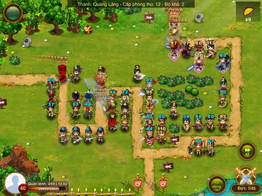 Vua Thủ Thành - Game chiến thuật phòng thủ Tướng Việt Đại Náo Tam Quốc
